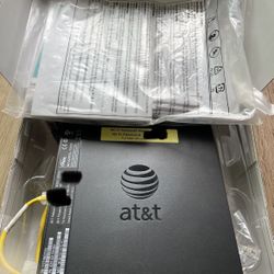 ATT modem and router set