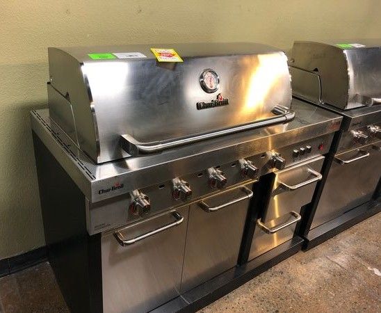 Brand New CharBroil MEDALLION SERIESâ„¢ MODULAR OUTDOOR KITCHEN TRU-INFRAREDâ„¢ 5-BURNER GAS GRILL G M