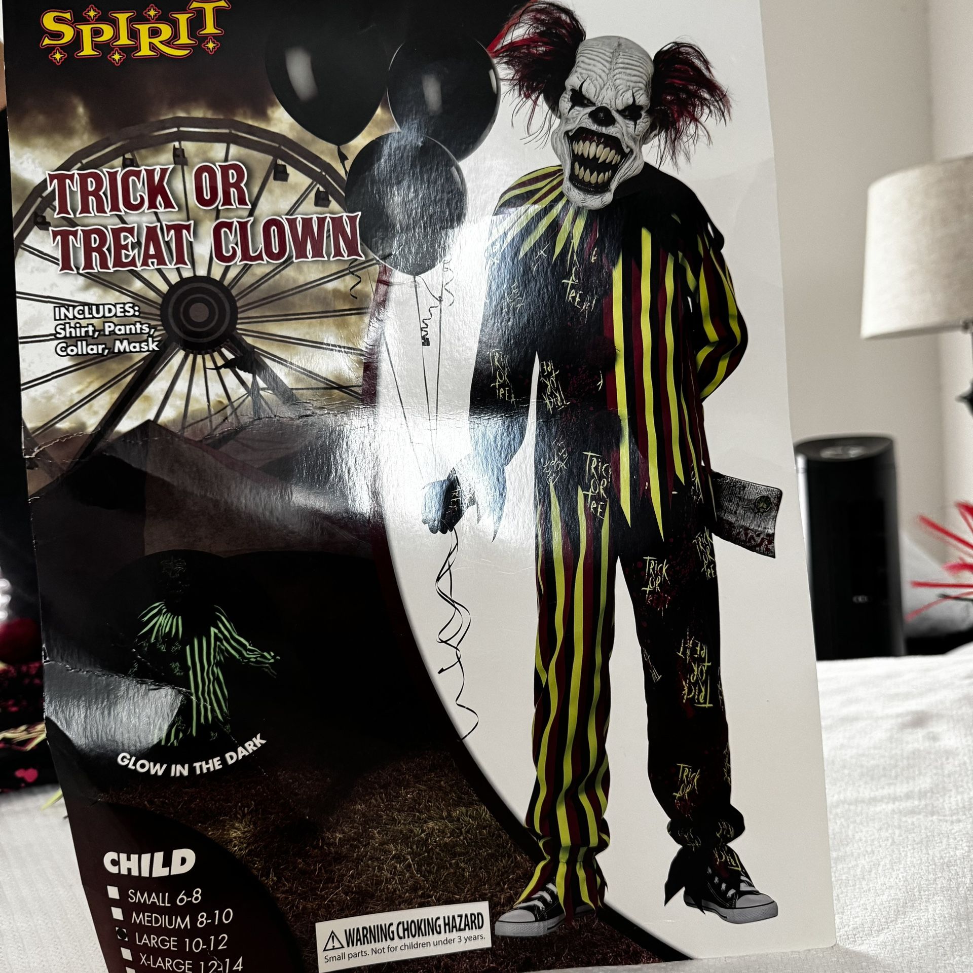 Trick Or Treat Clown Costume 