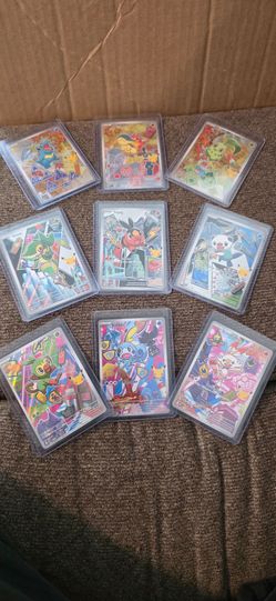 Pokémon TCG Holo Card Lot – 9 Cards in Sleeves