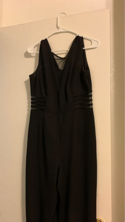 Black pants romper jumper