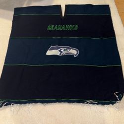 Seahawks Unisex Large  poncho