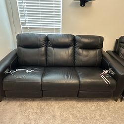 Reclining Sofa And Single Recliner