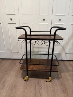 Bar Cart with Wheels