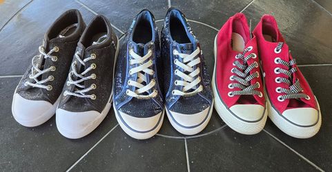 Tennis Shoes Coach Guess Converse  W sz 8