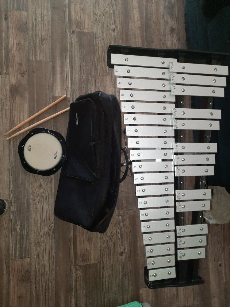 Percussion Plus Practice Pad/Bell Kit