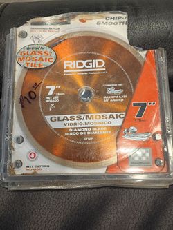 RIDGID 7 in. Glass Mosaic Tile Blade