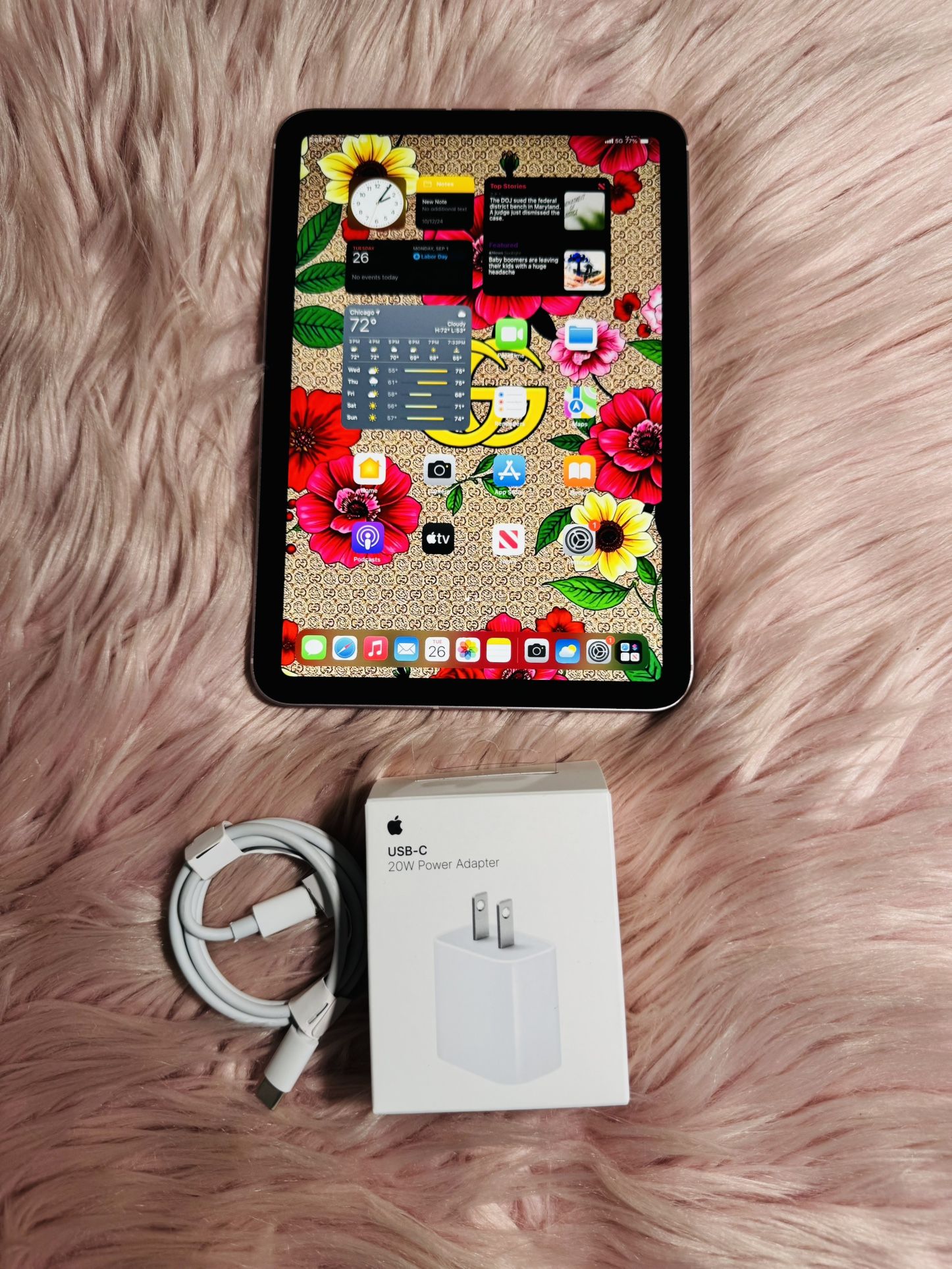iPad Mini 6th Gen WiFi + Cellular Unlocked Rose Gold