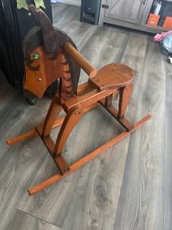 Wood horse