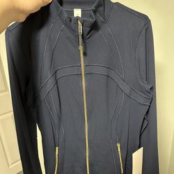Lululemon Define Jacket True Navy/ Gold Zip 