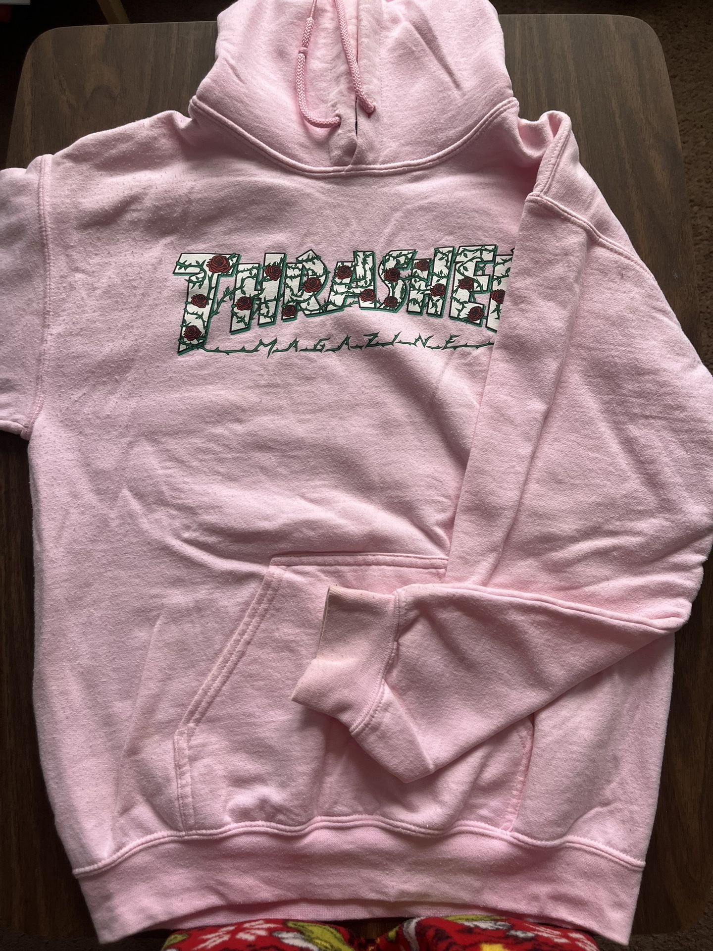 Thrasher pink hoodie