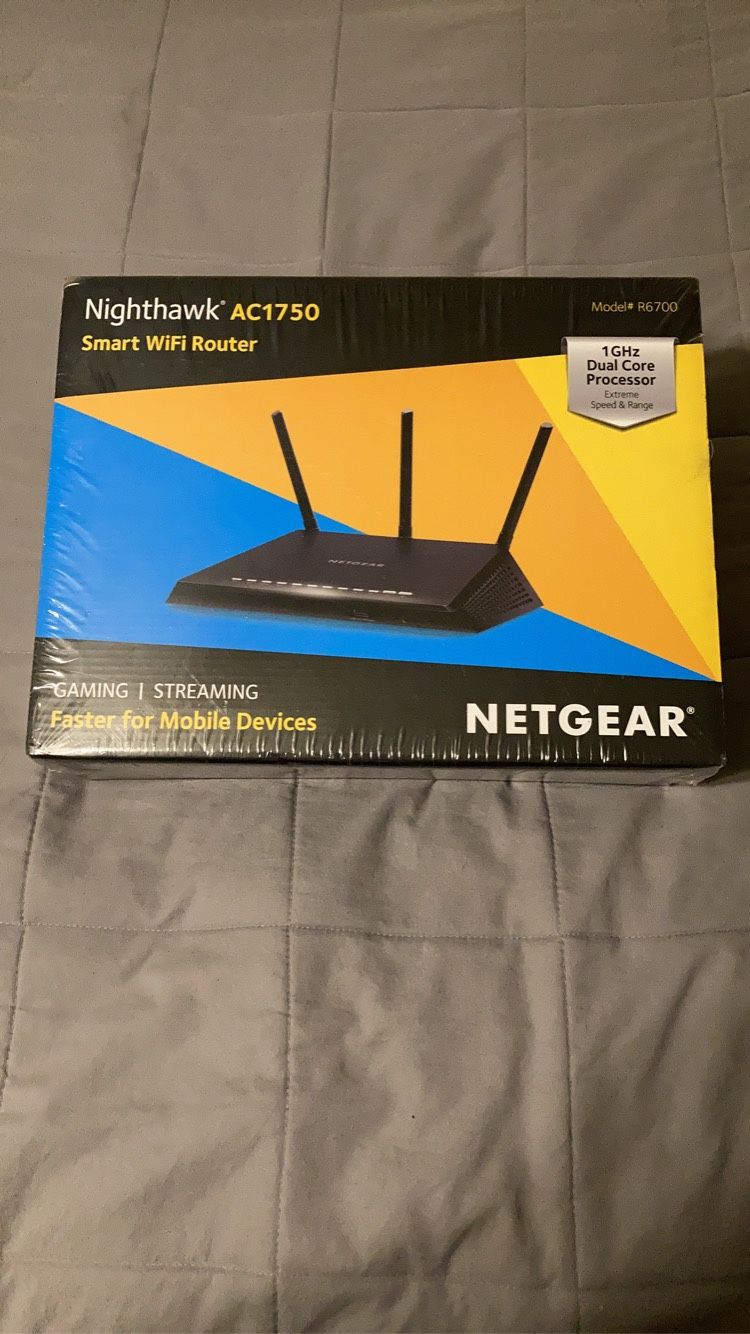 Nighthawk AC 1750 Smart WiFi Router