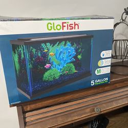 Fish Tank (GloFish) 5 Gallons 