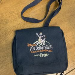 Rare LE Disney Figment Pin Book Pouch Strap