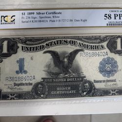 1899 Black Eagle 🦅 58PPQ $1