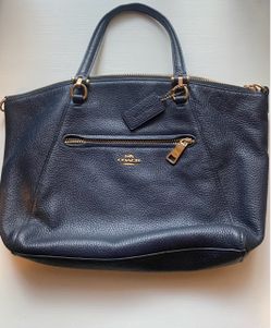 New unused navy blue real Coach bag purse