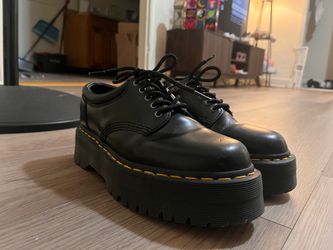 Dr. Martens 8053 Quad leather platform shoes