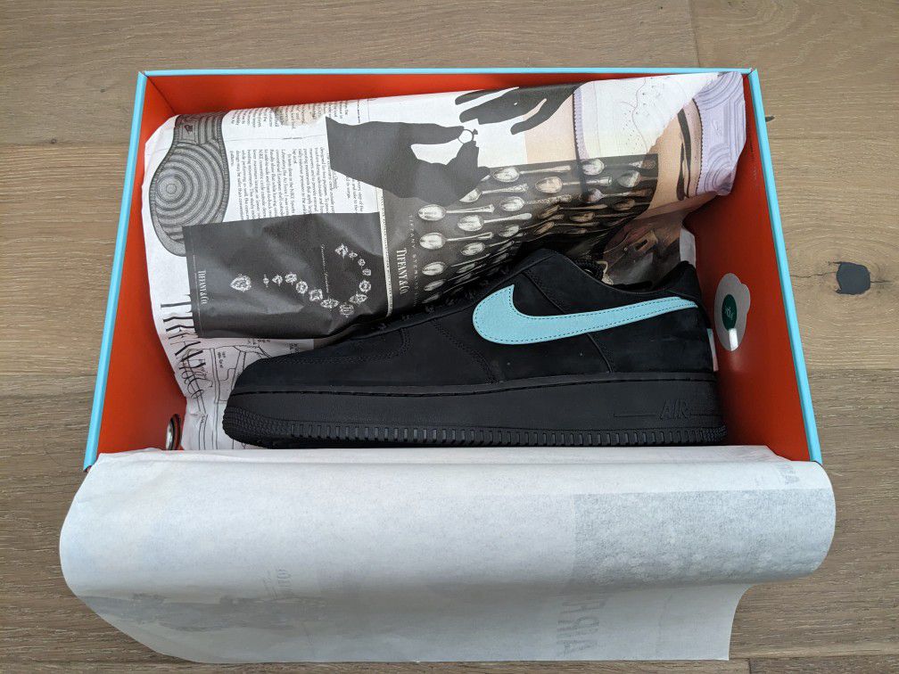 Nike Air Force 1 Low x Tiffany & Co 1837 Size US M 12 W 13.5 BRAND NEW

