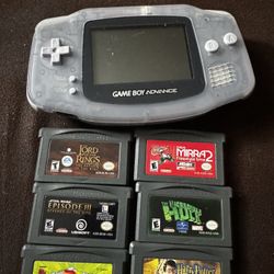 Game boy advance with games 