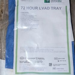 72 hour change dressing kit LVAD Trays Twenty Total
