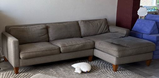 Grey Room & Board Couch