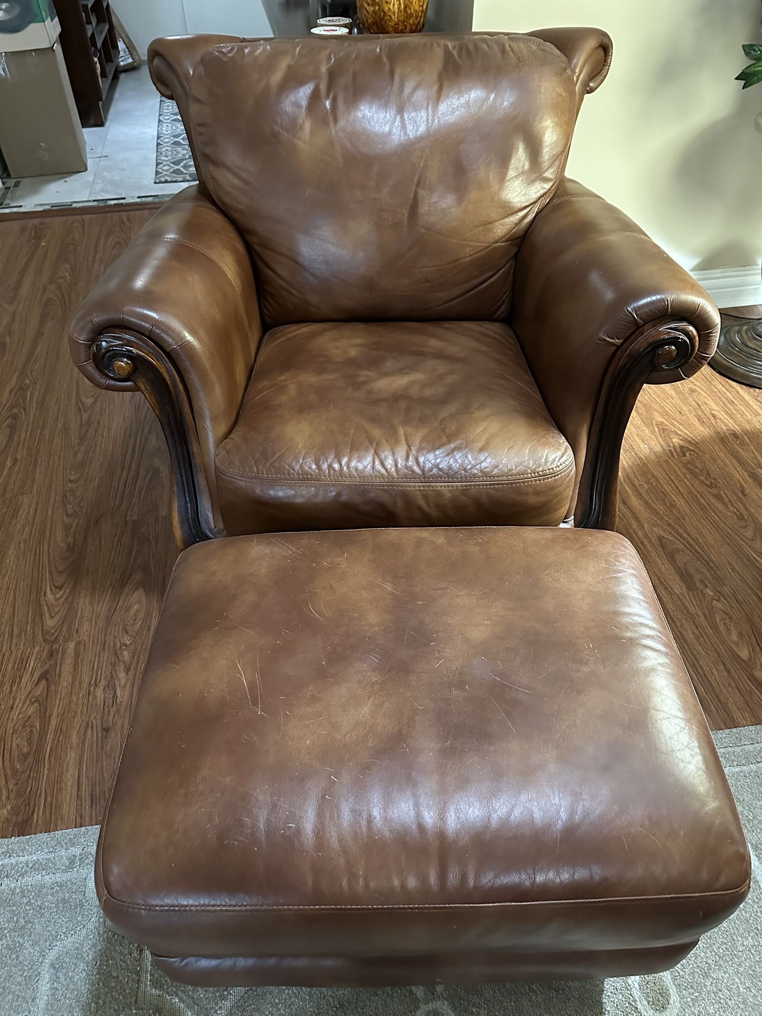 Chair & Ottoman
