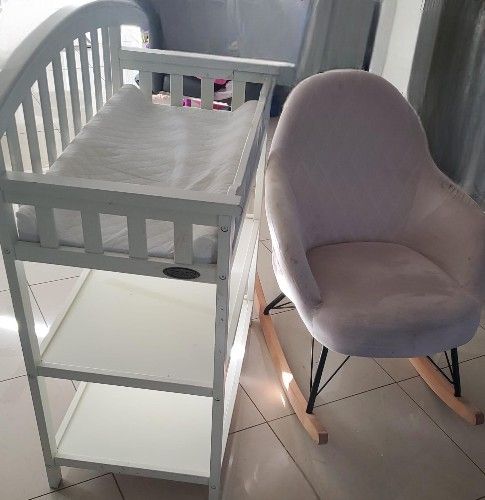 Changing Table And Nursery Chair
