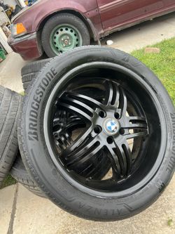 20 Inch Rims 5x120 Came Off My 2016 X5 Good tires