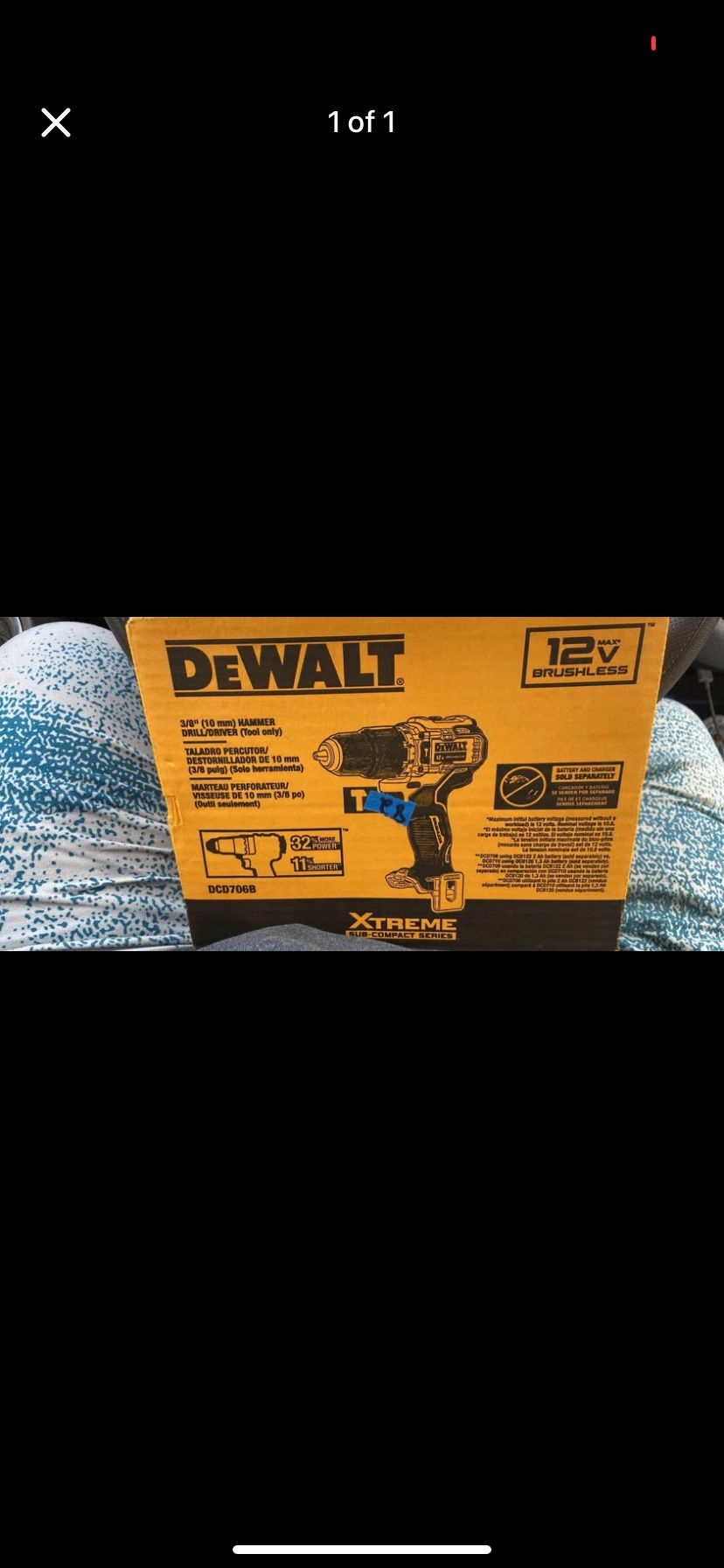 Dewalt 12 Volt Brushless Hammer Drill