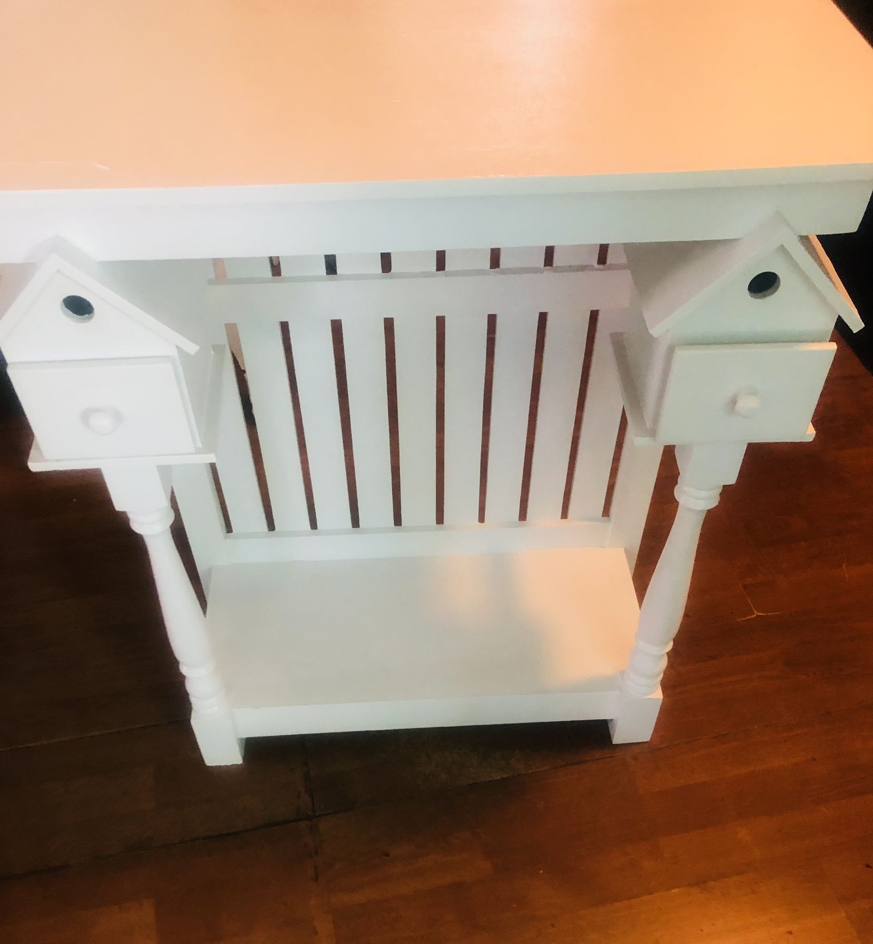 Bird House Table Very Cute 30 inches Wide 15 inches Deep 33 inches Tall
