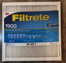 3M Filtrete 1900 20x20x1 filter pack of 2