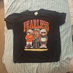 Black Tee Shirt 3xl Fearless