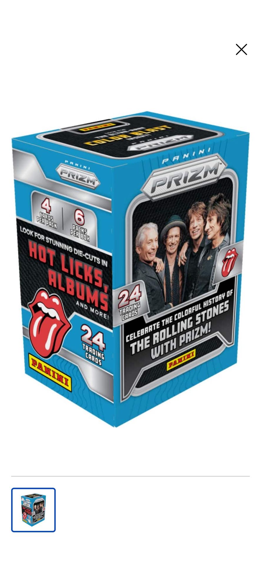 Panini Prizm 2024 “The Rolling Stones” Blaster Box