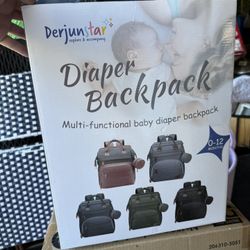 Diaper Back Pack & 9 Pc Nursery Kit 