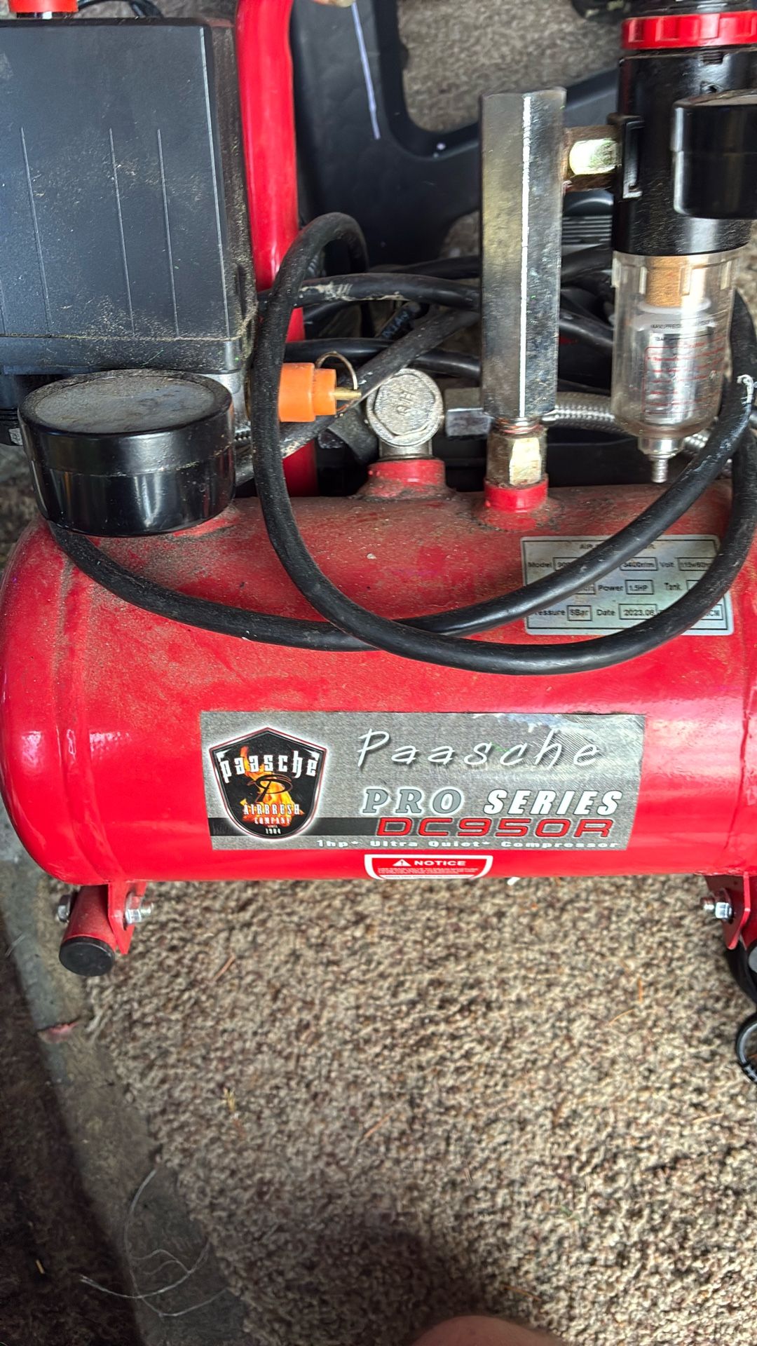 Paasche Pro Series Ultra Quiet Air Compressor