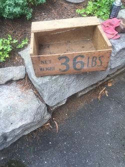 Old wine box