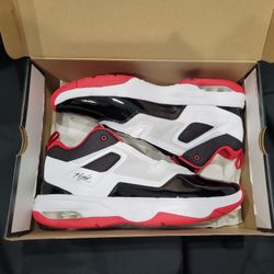 Nike Jordan Stay Loyal 3  (FB1396-101)  Men's Size 13  -  White/Gym Red-Black  -  New 