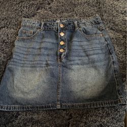 Girls Denim Skirt - XL (14-16)