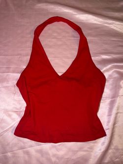 Red halter