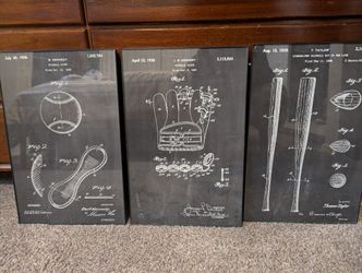 Baseball Patent Frames