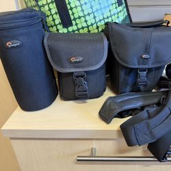 Lowepro Camera Lens and Equipment Cases and Belt ALL NEW