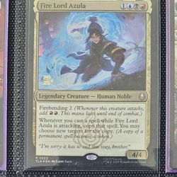 Stamped  Foil Fire Lord Azula