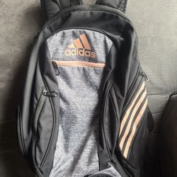 New Adidas Backpack (Pink, Gray & Black)