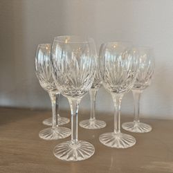Set Of 6 Crystal Stemware