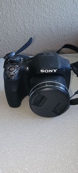 Sony DSC-H300, digital camera,  no case,  strap only.