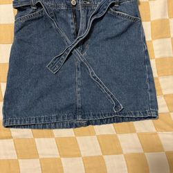 High Rise Hollister Jean Skirt - XS