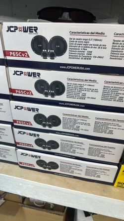Jcpower Two 6.5 Speakers Two Tweeters 