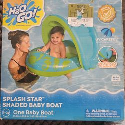 Baby floaty with shaded