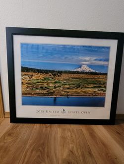 2015 US Open Chambers Bay Framed Golf Print