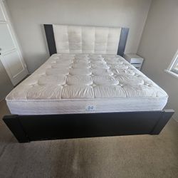 King Mattress + King Bed Frame 